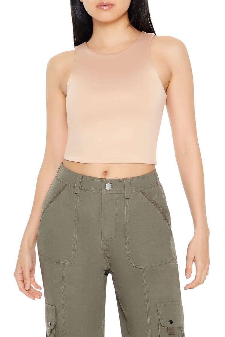 Şekillendirici Askılı Crop Atlet