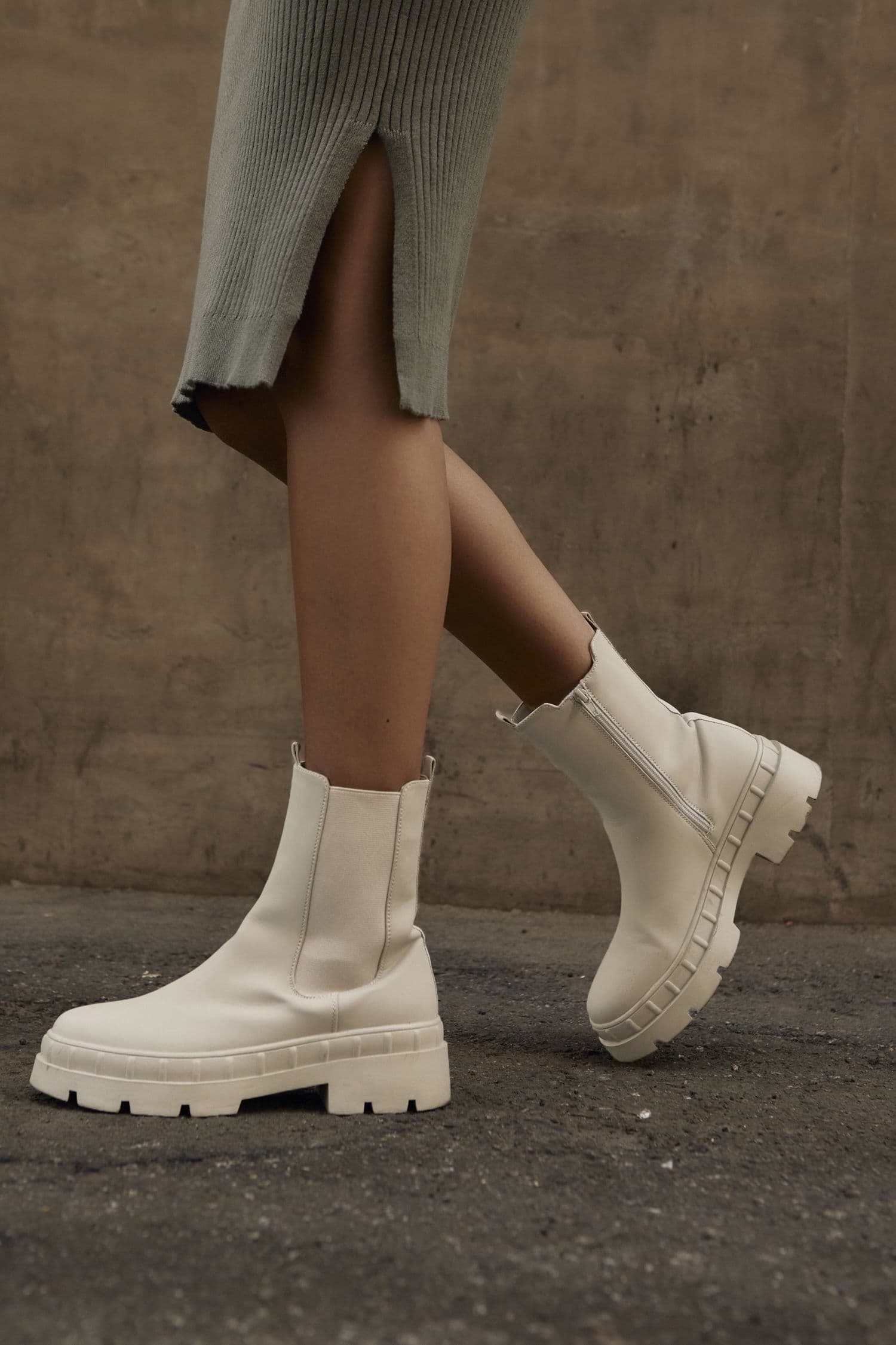 Suni Deri Blok Topuk Bot