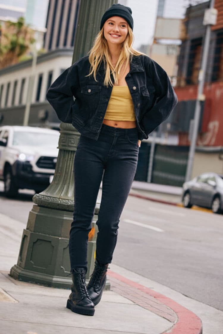 High-Rise Mom Jean Pantolon