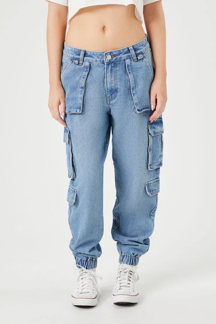 Stretch-Denim Kargo Jogger