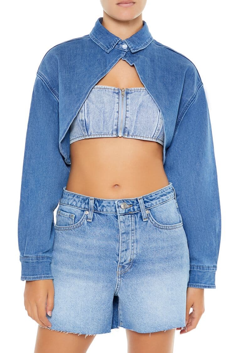 Denim Crop Top