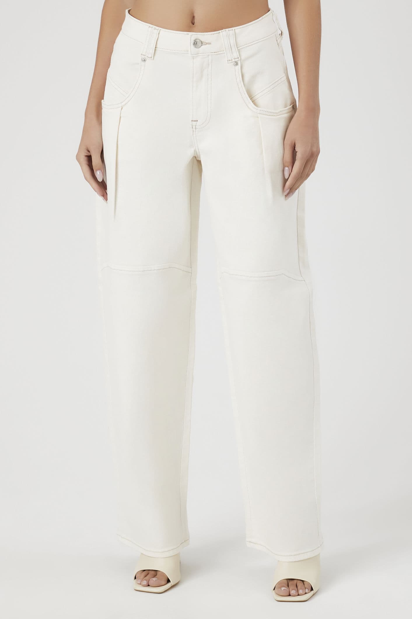 Curvy High-Rise Wide-Leg Jean Pantolon