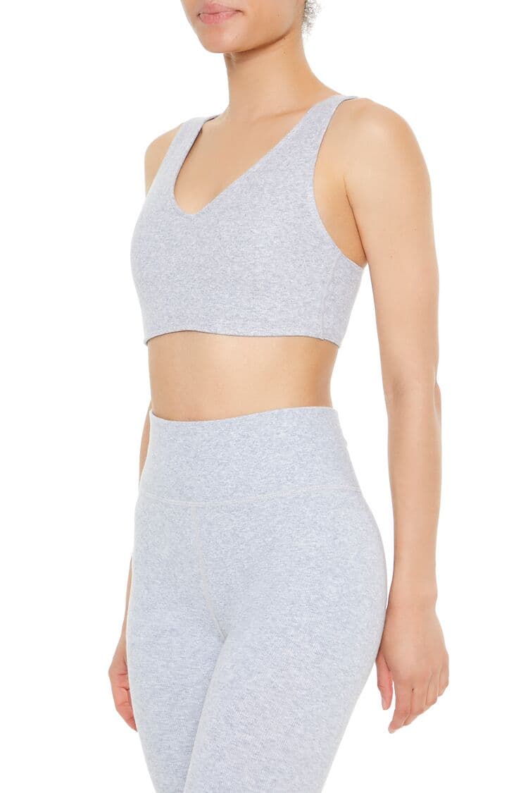 Dikişsiz Heathered Sporcu Sütyeni