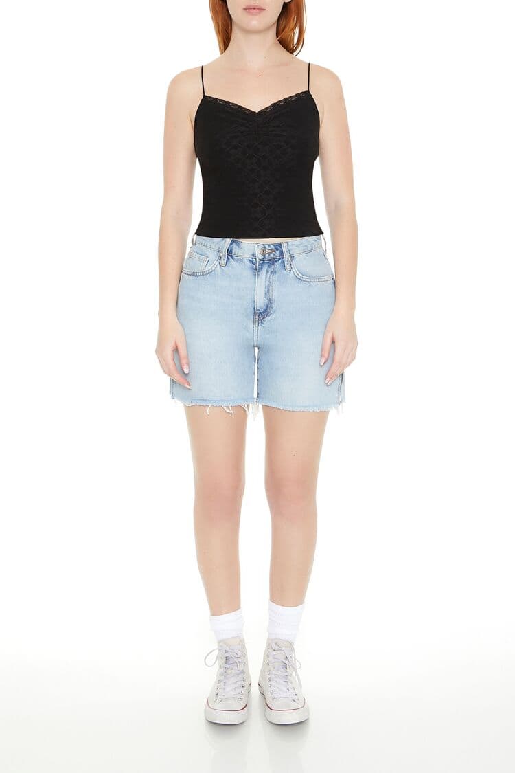 Dantel Detaylı Askılı Üst