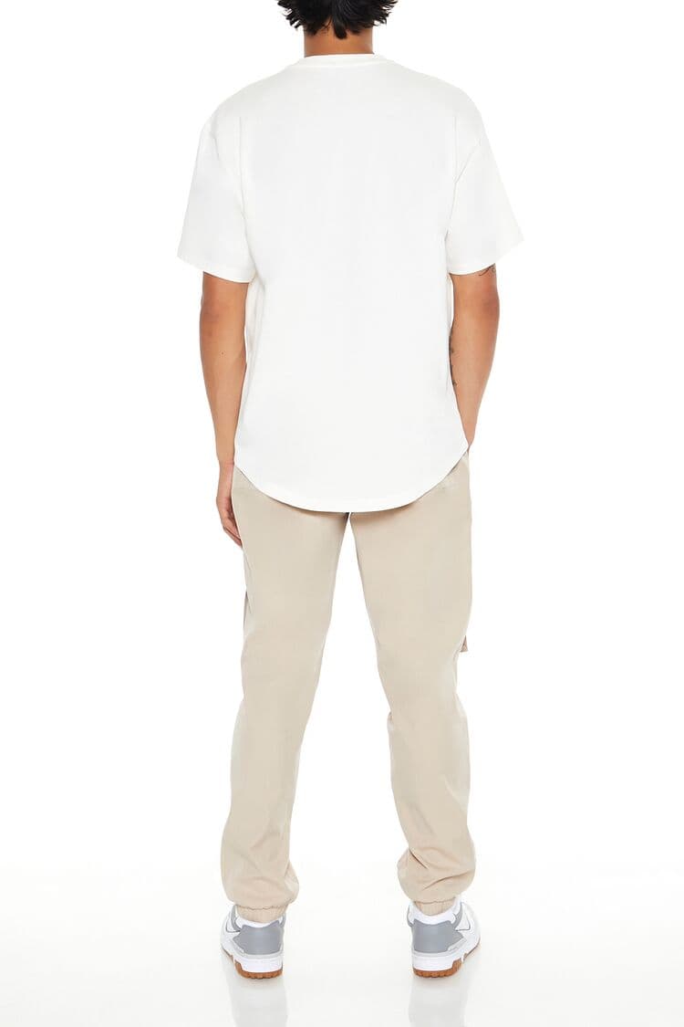 Slim-Fit İpli Kargo Jogger Pantolon