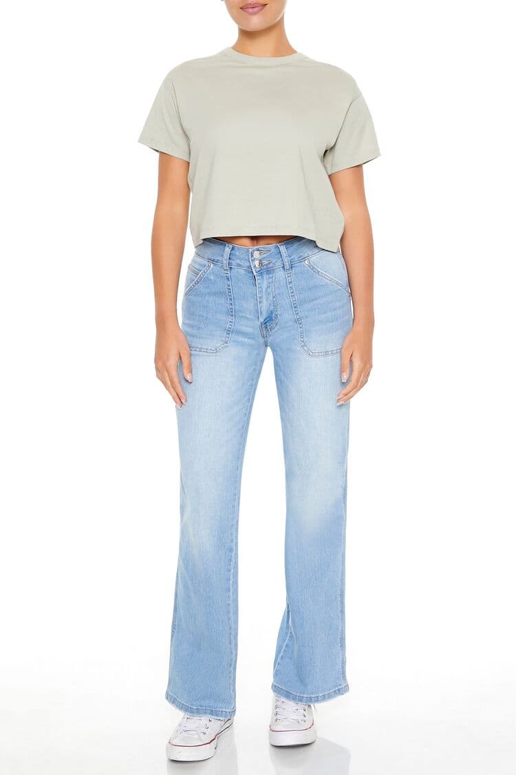 Pamuklu Yuvarlak Yaka Tişört