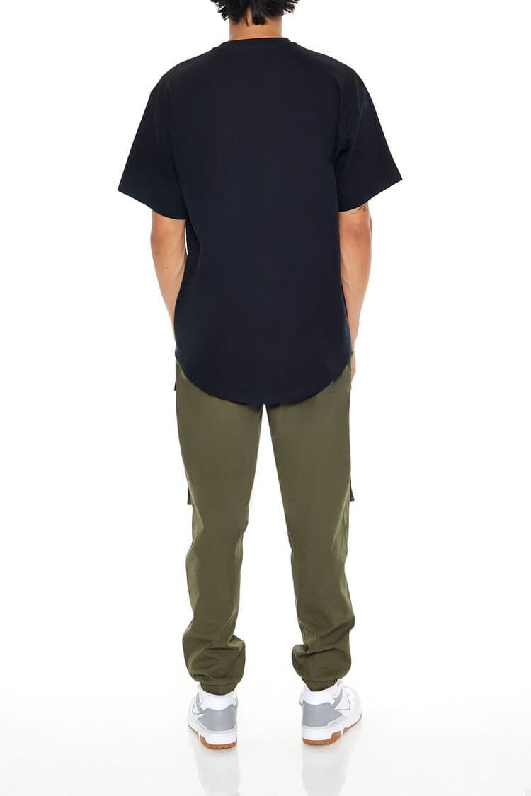 Slim-Fit İpli Kargo Jogger Pantolon