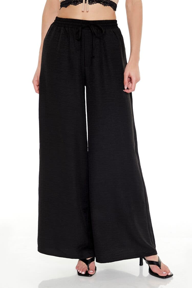 Drawstring Wide-Leg Pantolon