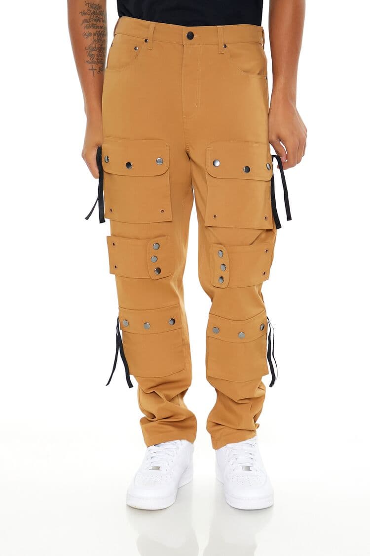 Slim-Fit Kargo Utility Pantolon