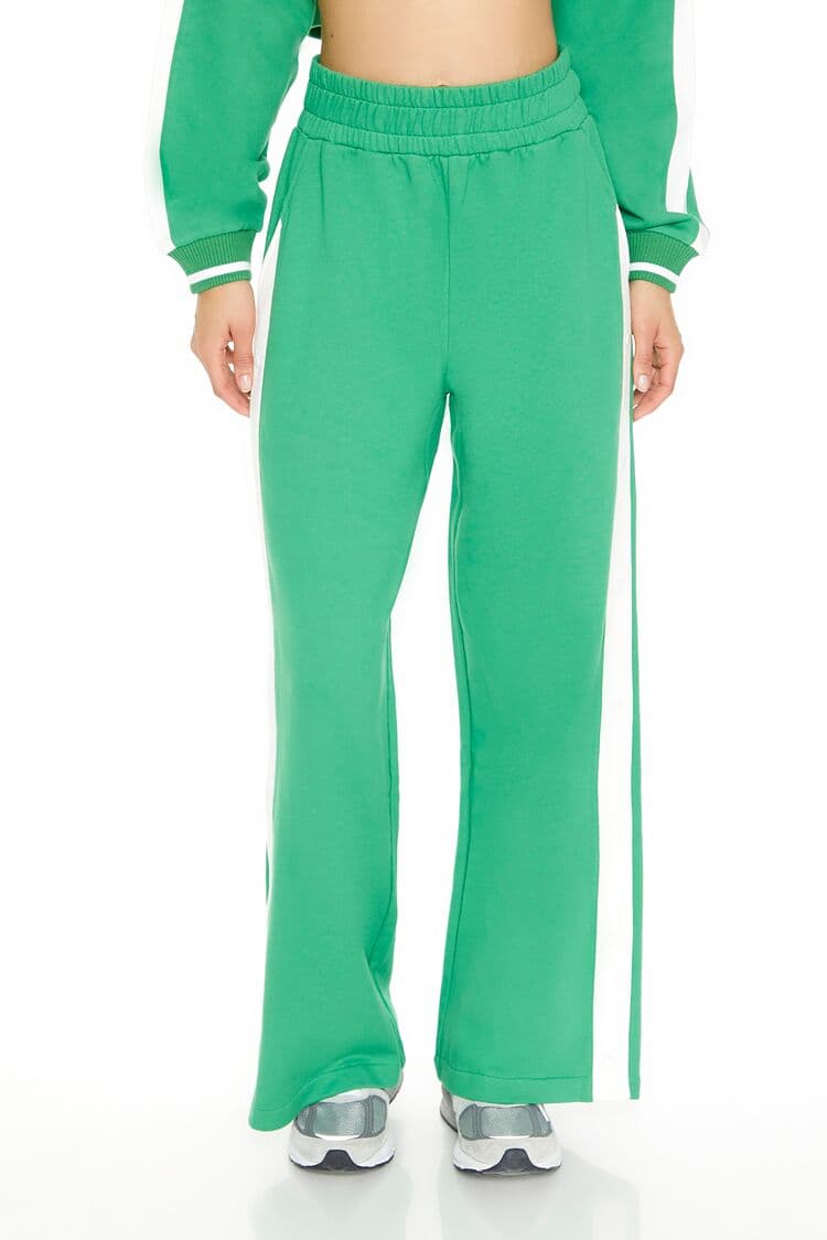 Striped-Trim Eşofman Altı