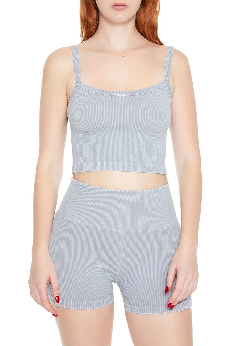 Dikişsiz Crop Atlet