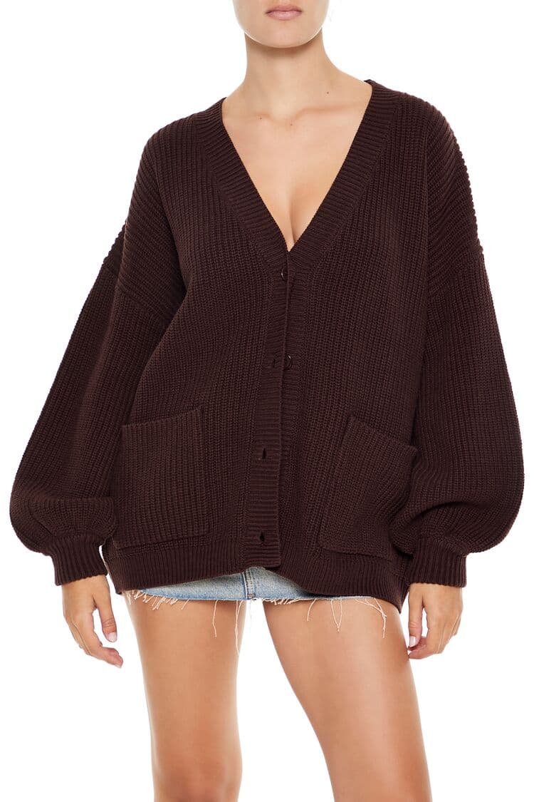 Düğmeli Triko Hırka