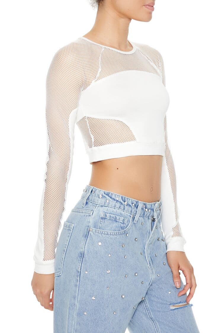 File Detaylı Crop Bluz