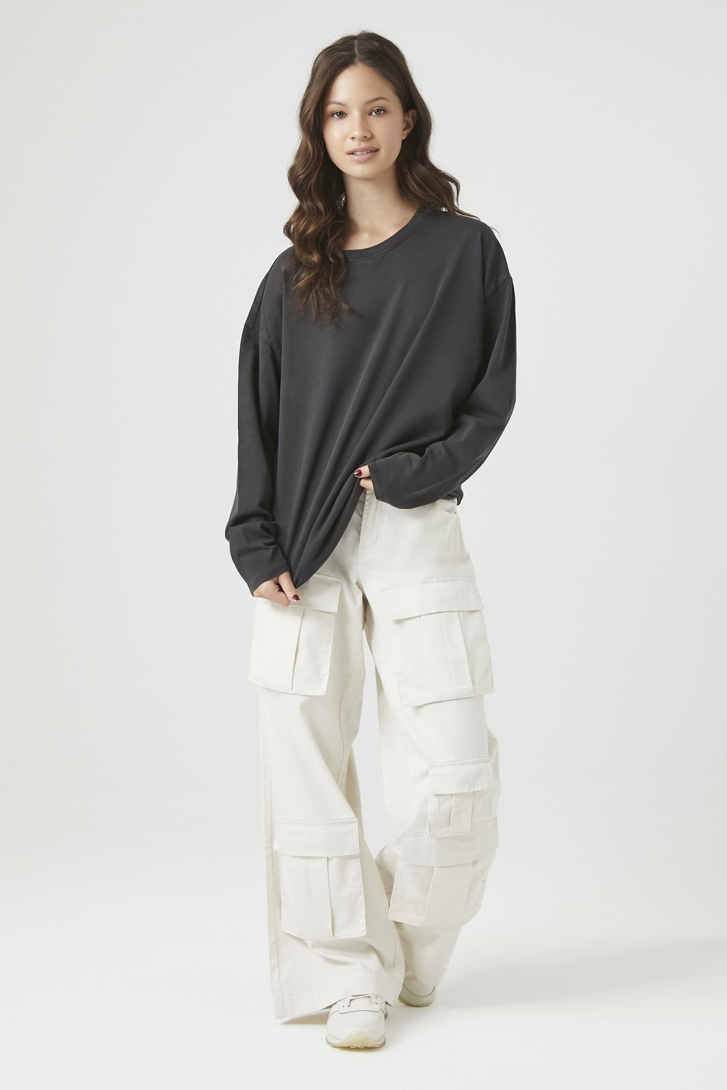 Oversize Uzun Kollu Tişört