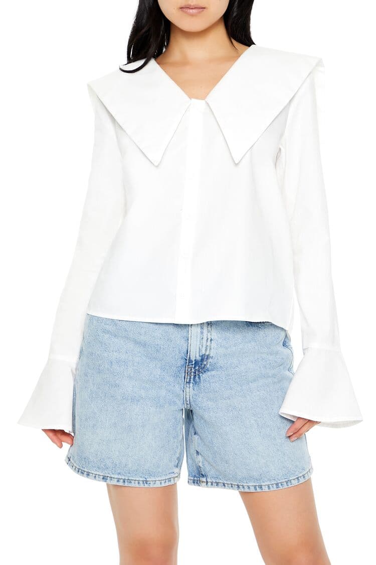 Poplin Chelsea Yaka Gömlek