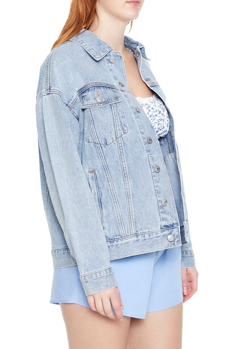 Oversize Trucker Kot Ceket