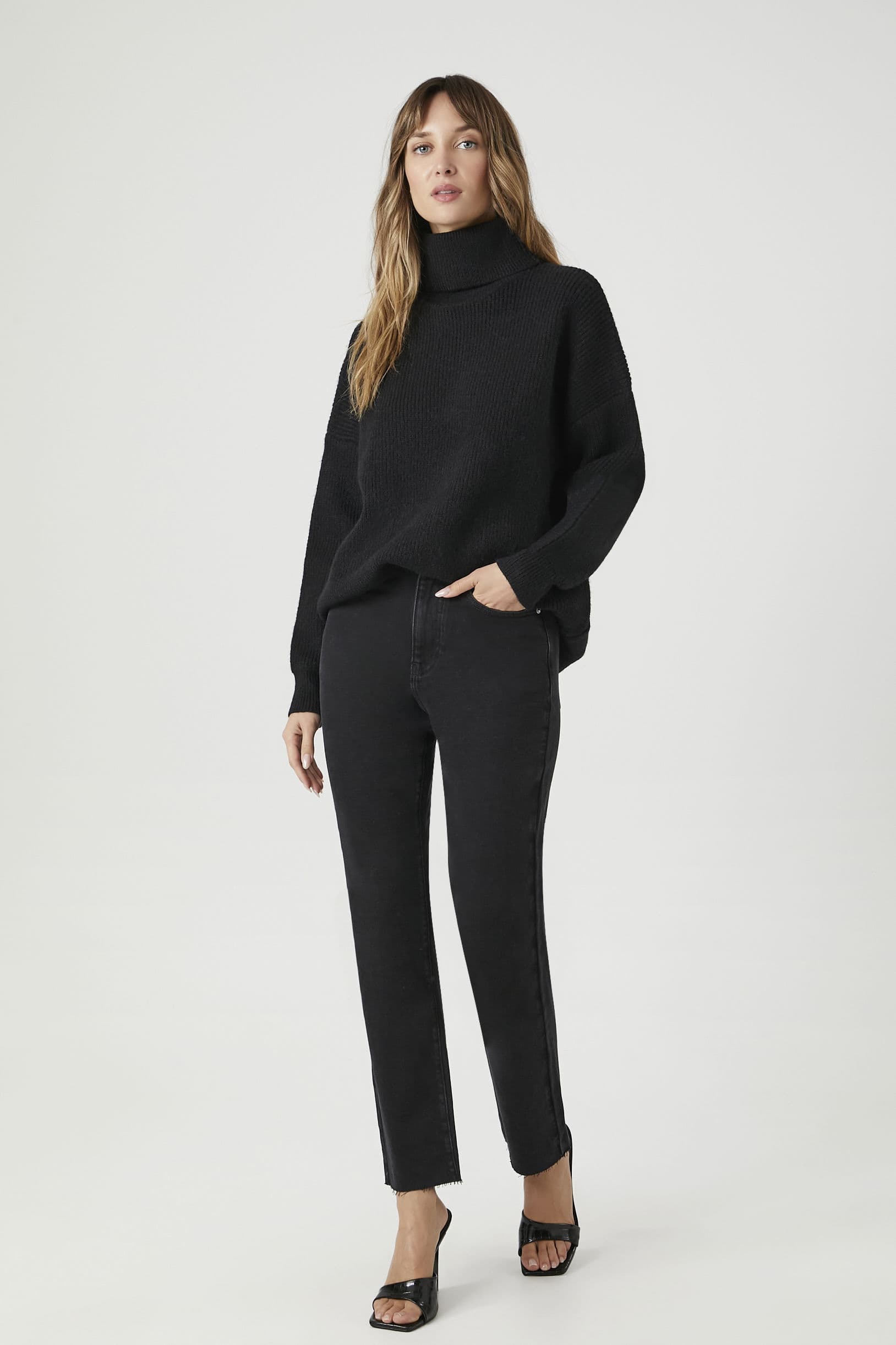 Triko Yüksek Yaka Kazak