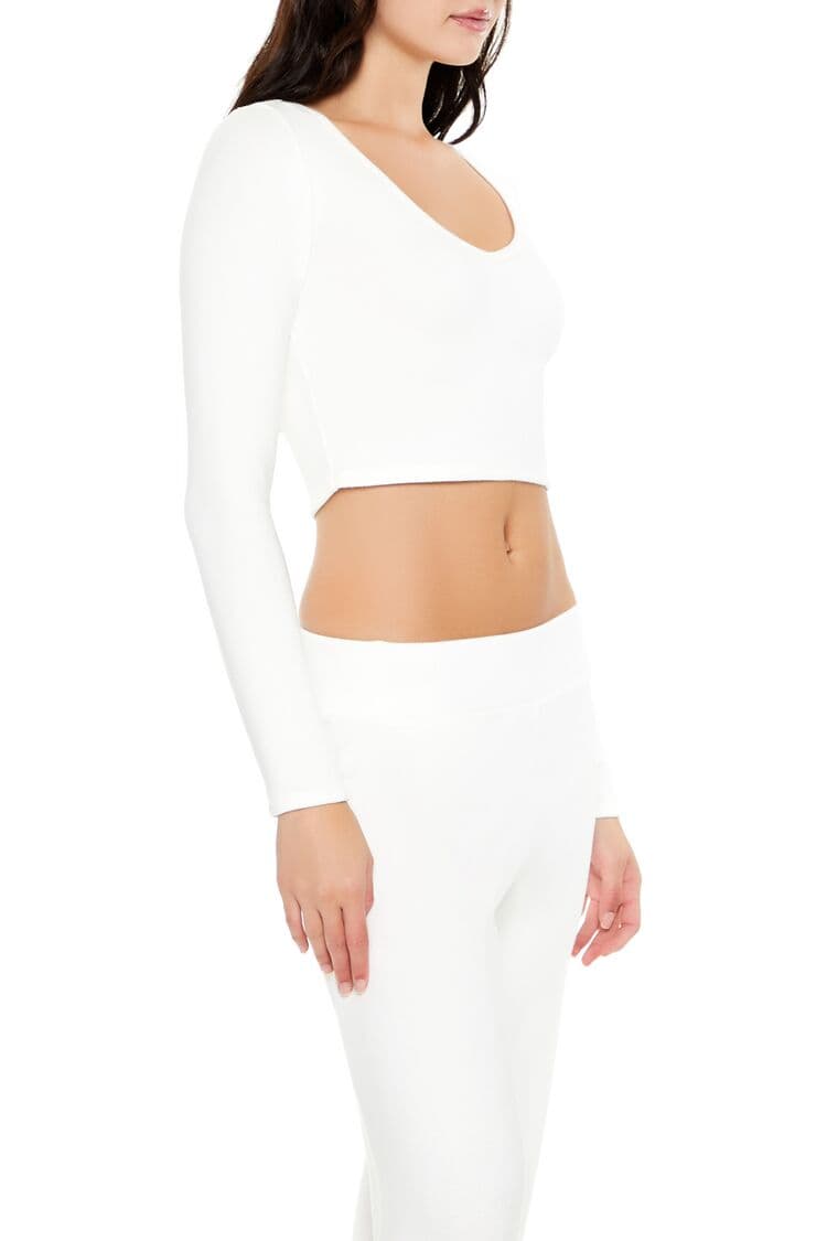 Dikişsiz V Yaka Tişört