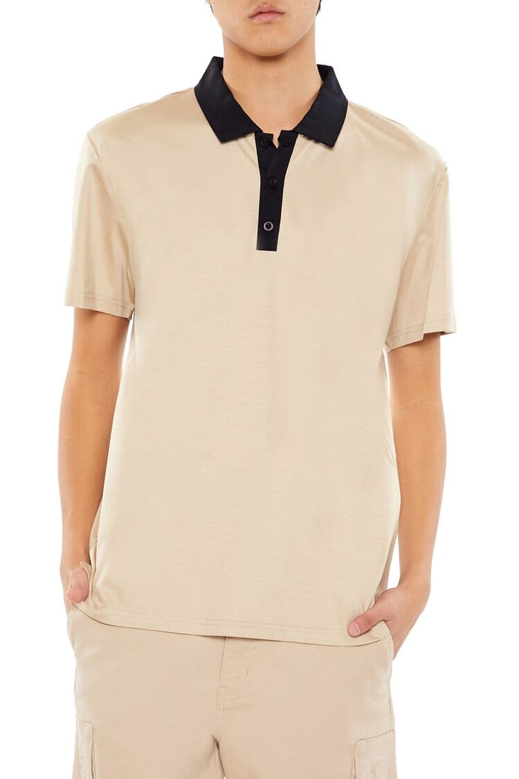 Pamuklu Slim Polo Tişört