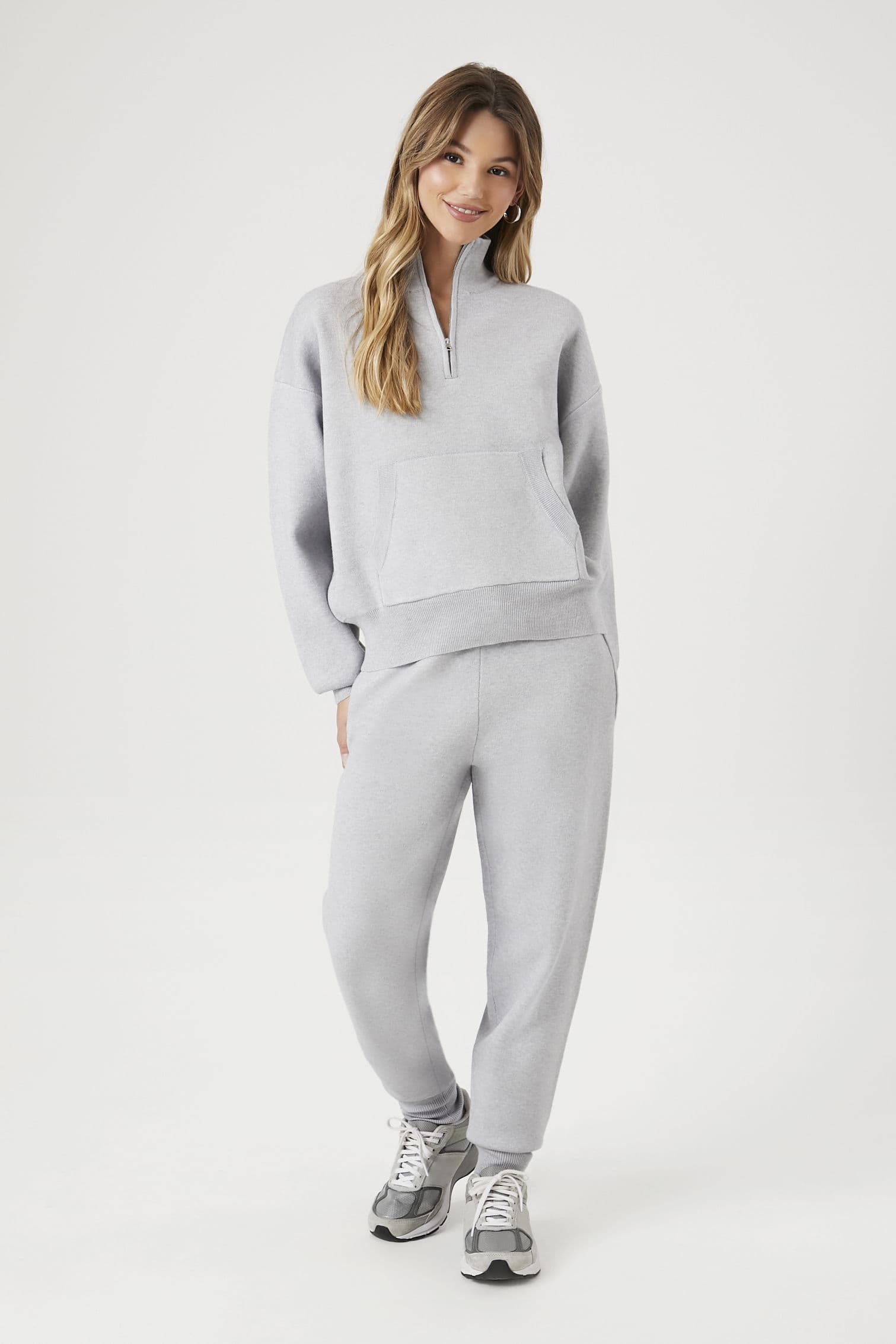 Yarım Yaka Sweatshirt