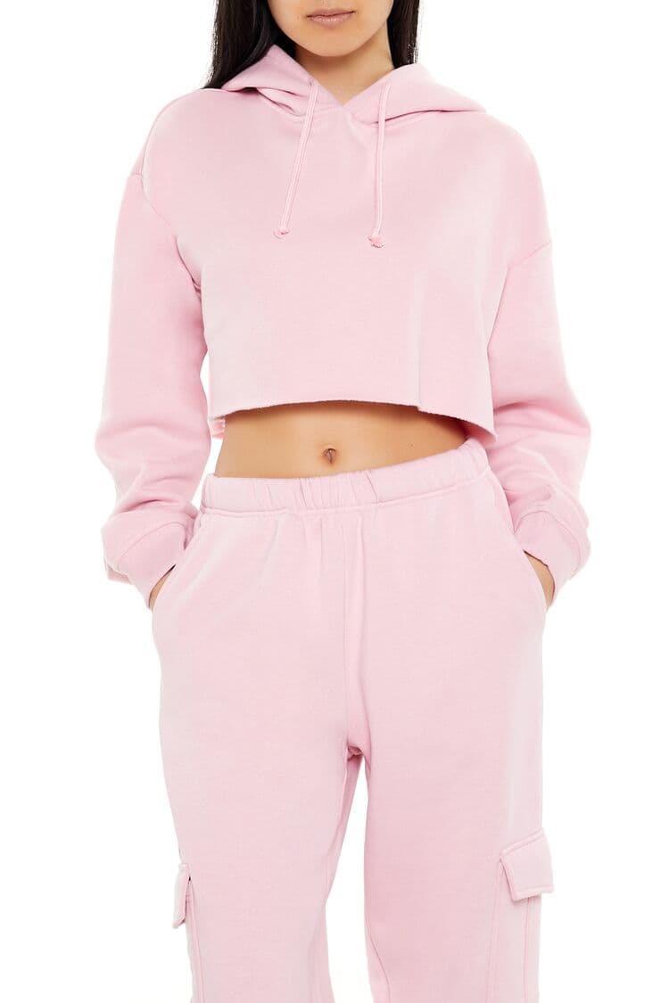Fleece Crop Sweatshirt