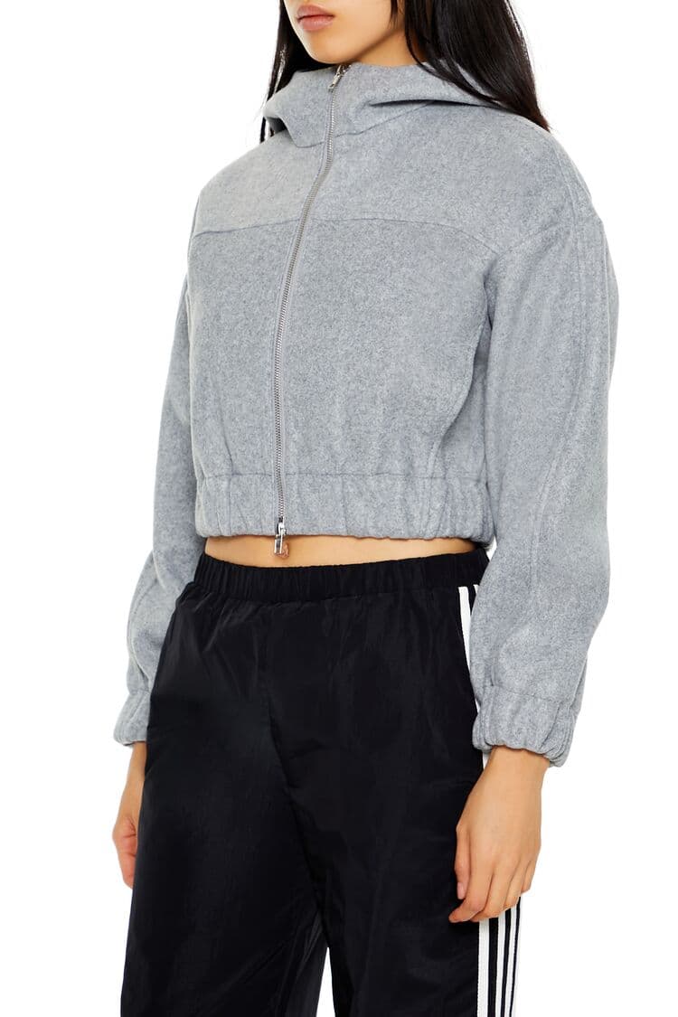 Kapüşonlu Yüksek Yaka Ceket