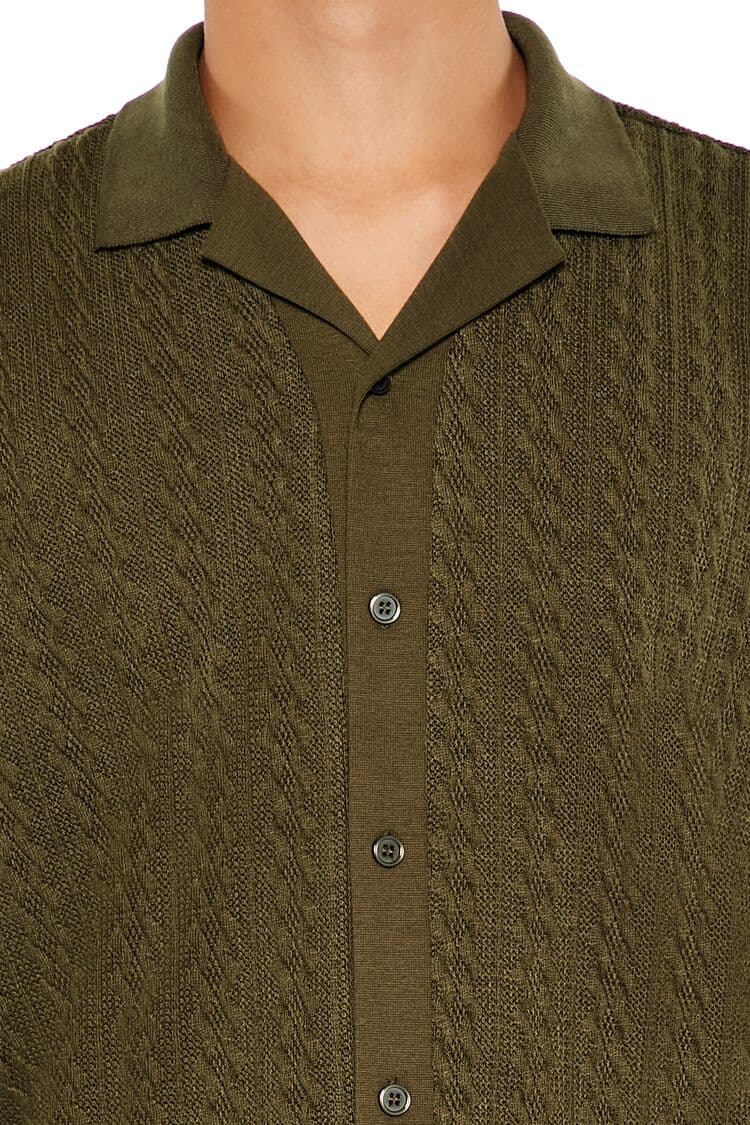 Örgü Desenli Gömlek