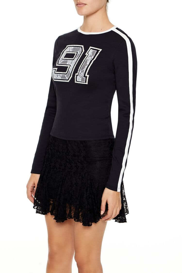 Baskılı Uzun Kollu Tişört