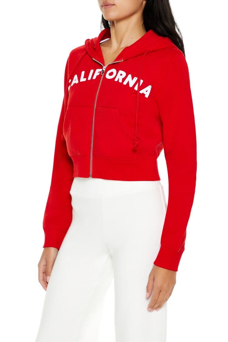Baskılı Fermuarlı Sweatshirt