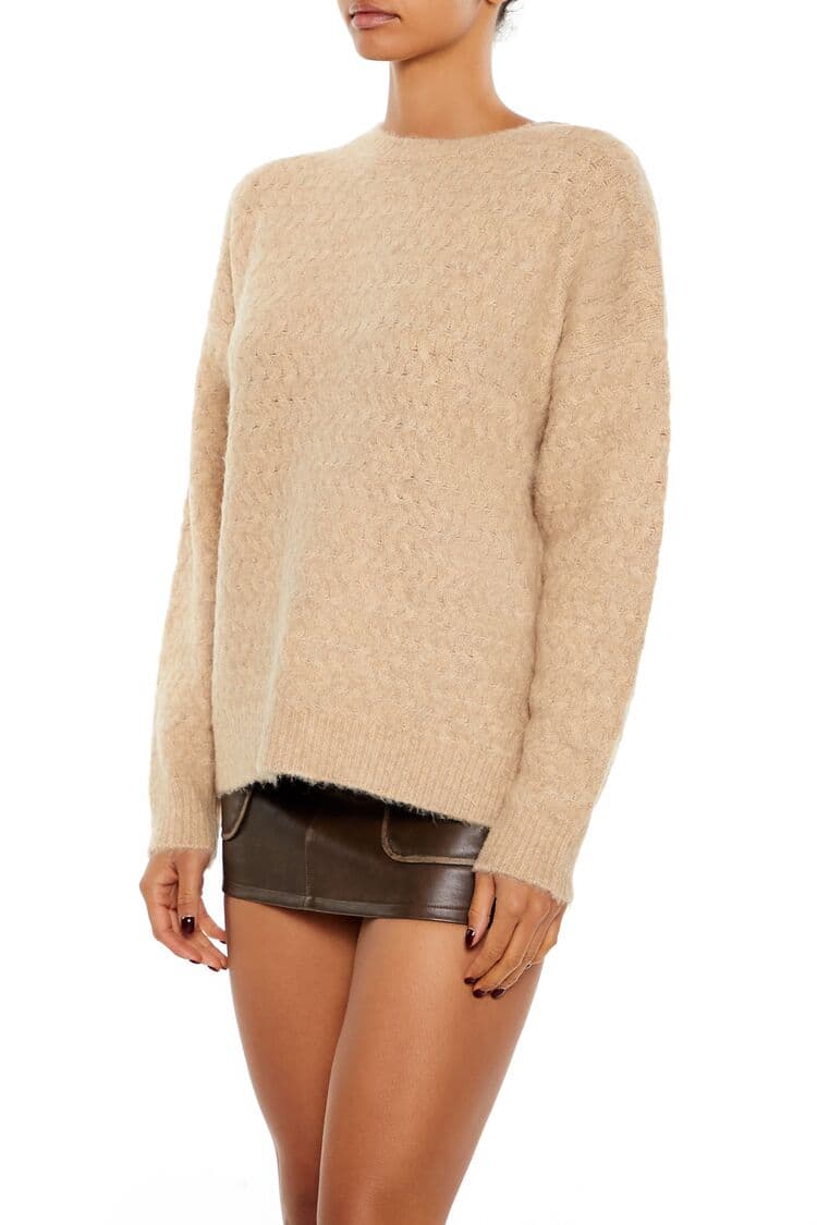 Dokulu Yumuşak Örgü Kazak