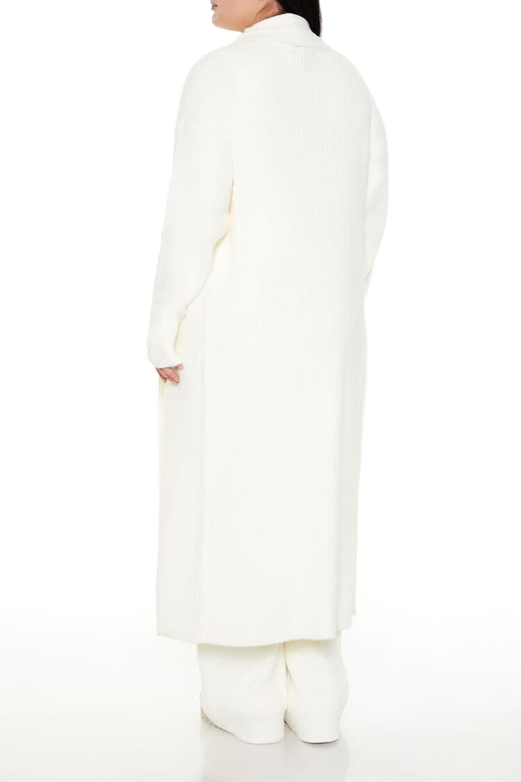 Plus Size Uzun Hırka