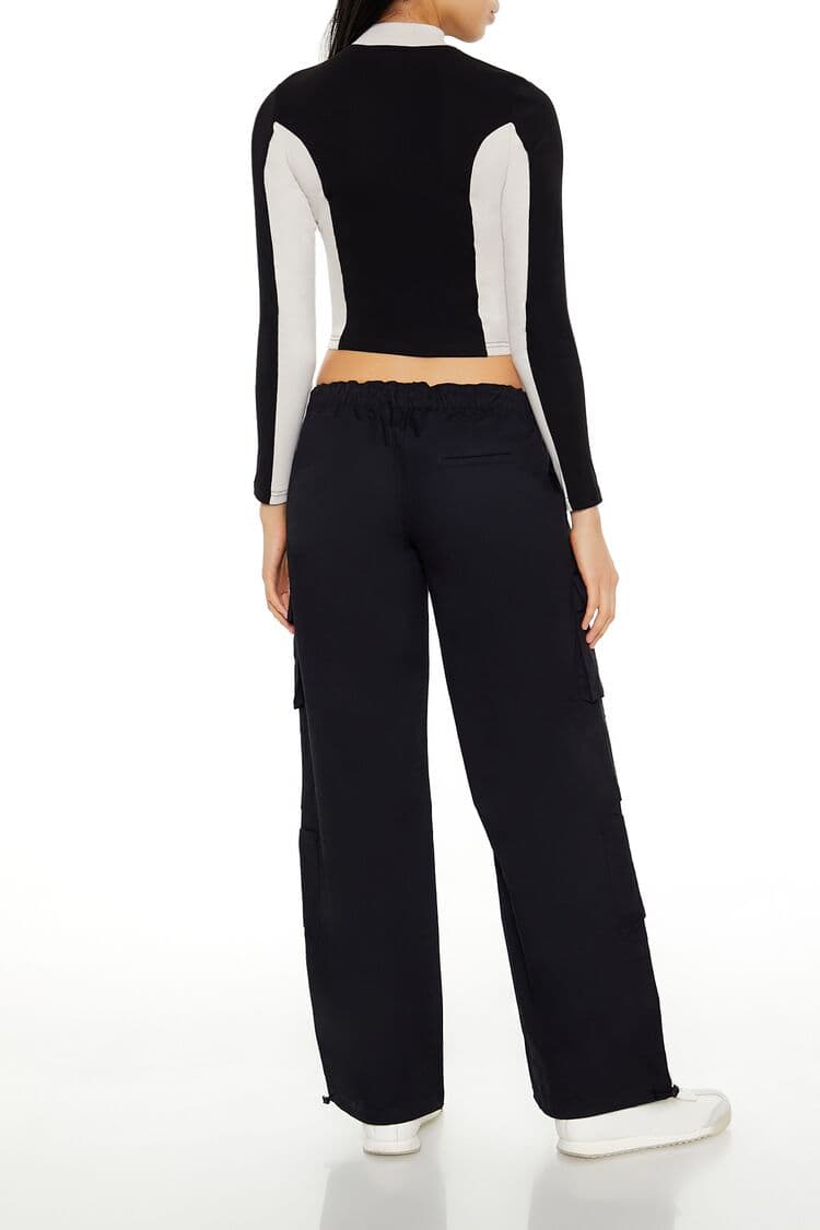 Twill Low-Rise Kargo Jogger Pantolon