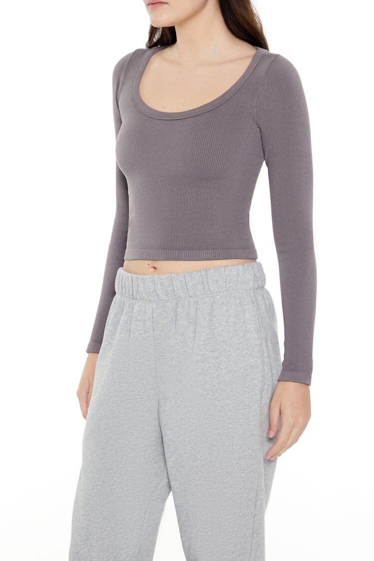 Dikişsiz Uzun Kollu Tişört