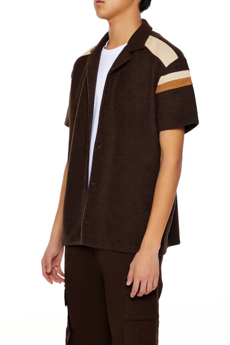 Çizgili Kısa Kollu Gömlek