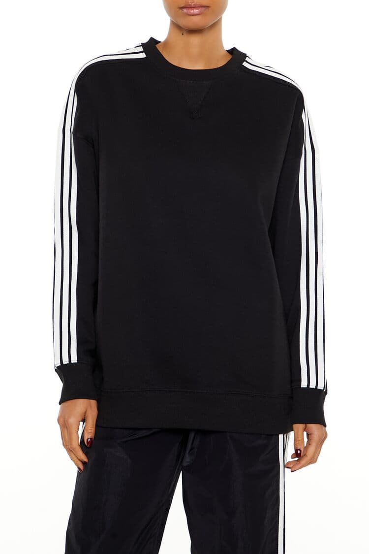 Şerit Detaylı Sweatshirt