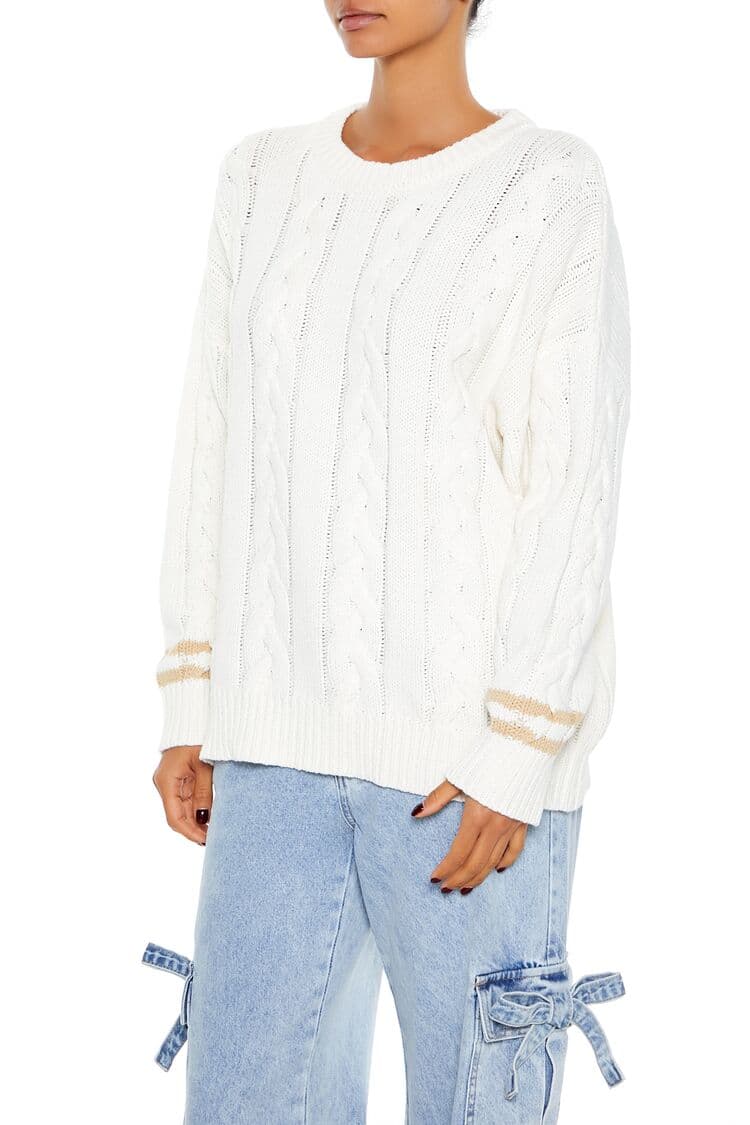 Çizgili Triko Kazak