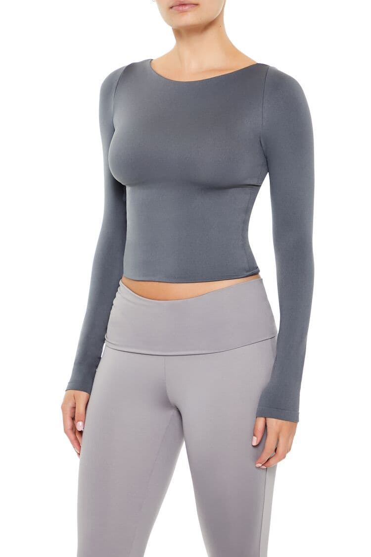 Dikişsiz Uzun Kollu Tişört