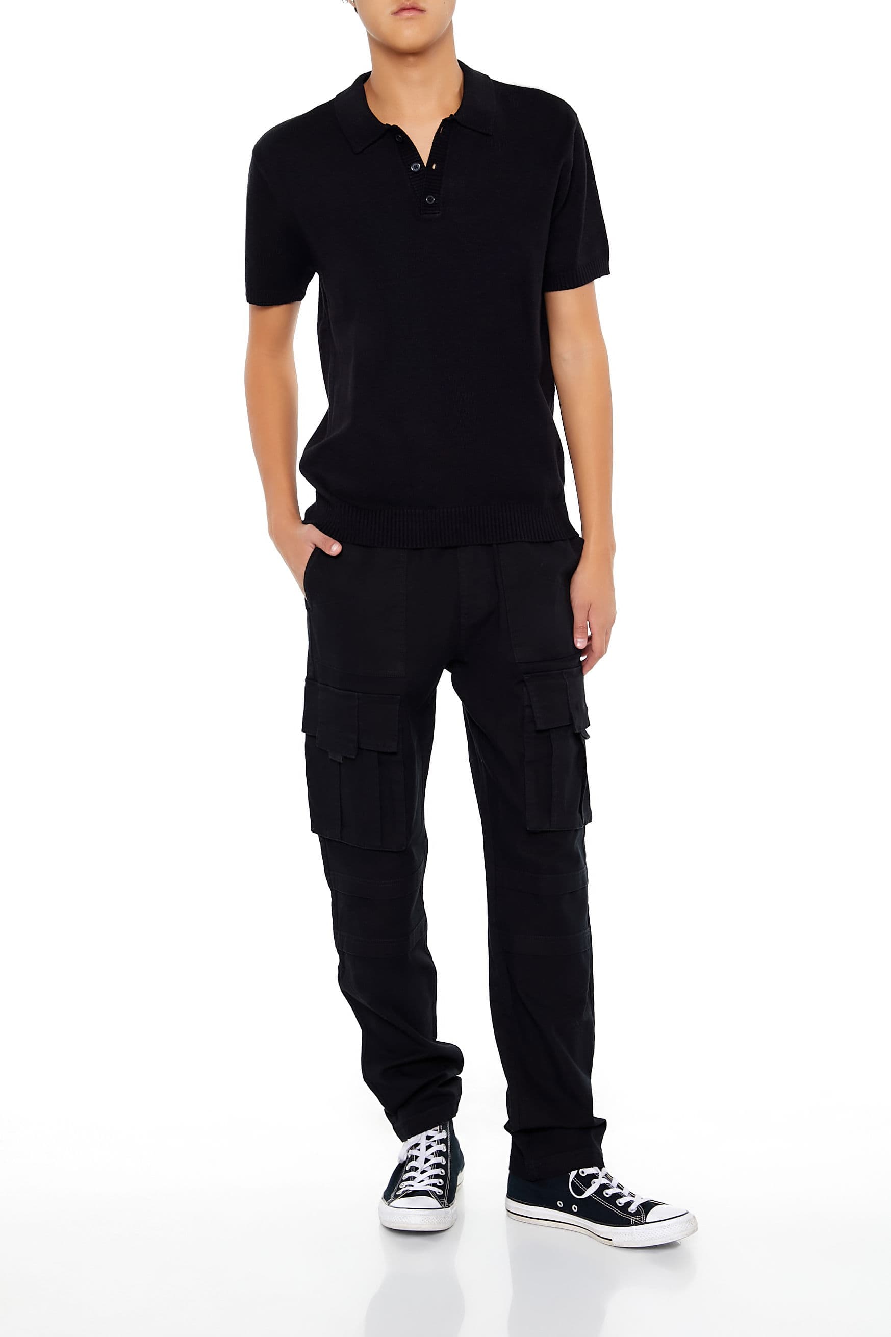 Slim-Fit Kargo Pantolon