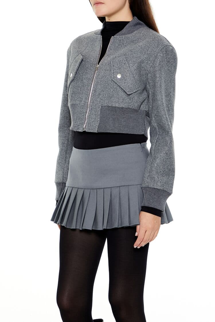 Fermuarlı Bomber Ceket