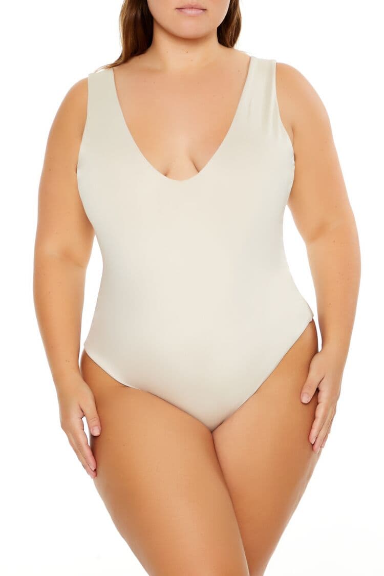 Plus Size Şekillendirici Bodysuit