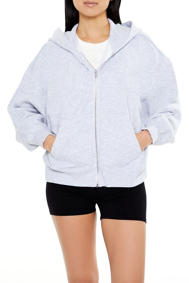 Kapüşonlu Fermuarlı Sweatshirt
