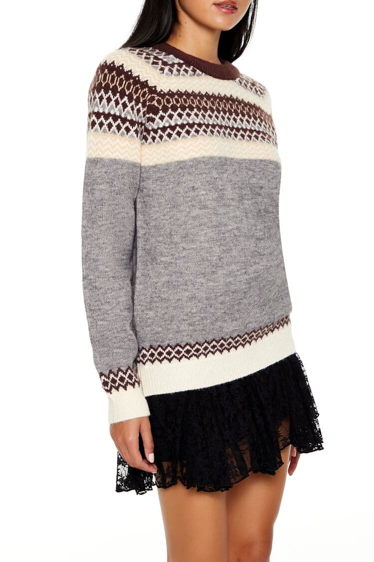 Fair Isle Desenli Kazak