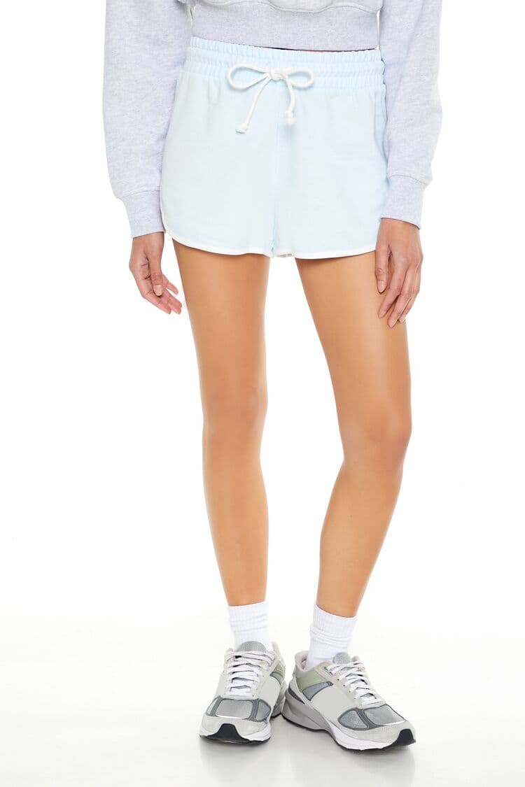Fransız Havlu Kumaş Bağcıklı Şort