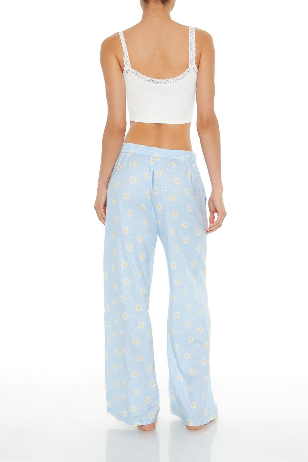 Çiçek Desenli Pijama Altı