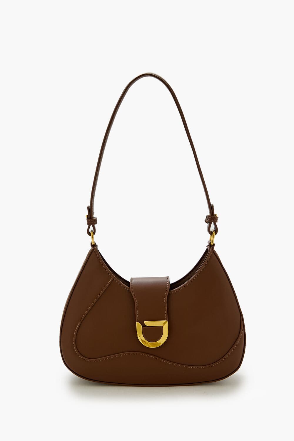 Suni Deri Omuz Çantası