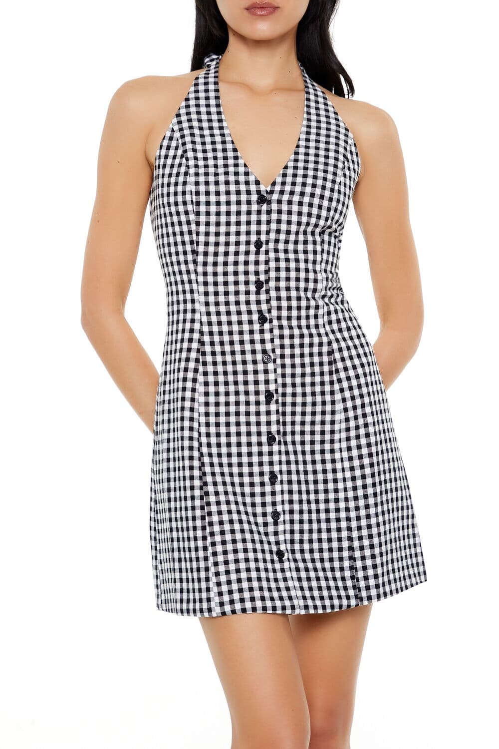 Pötikare Desenli Mini Elbise