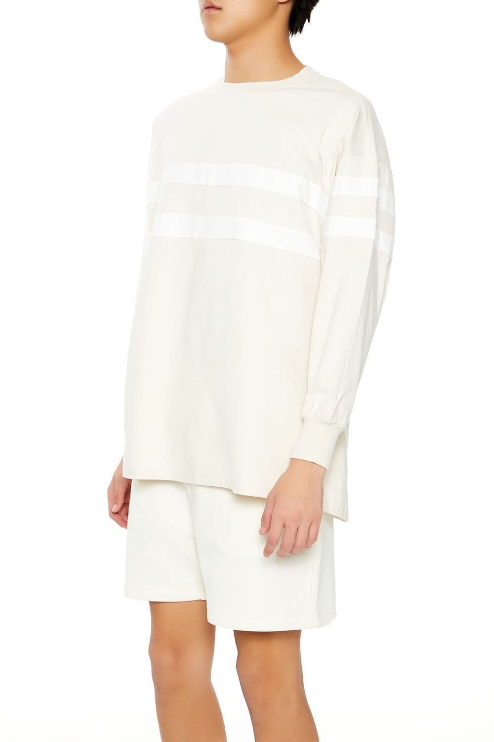 Active Çizgili Sweatshirt