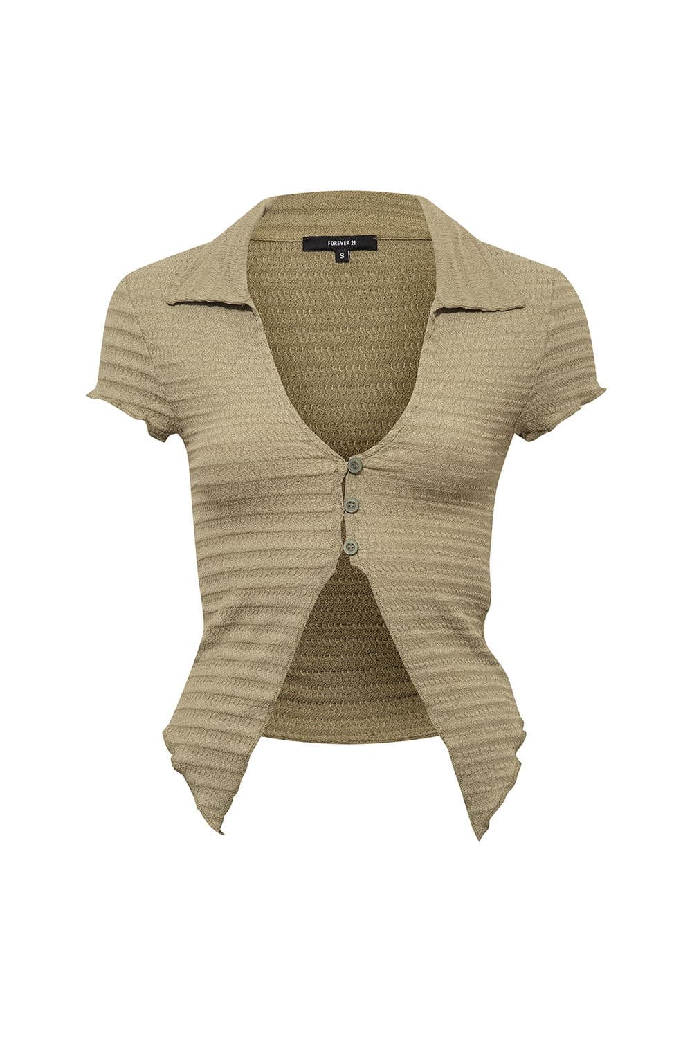 V Yaka Dokulu Gömlek