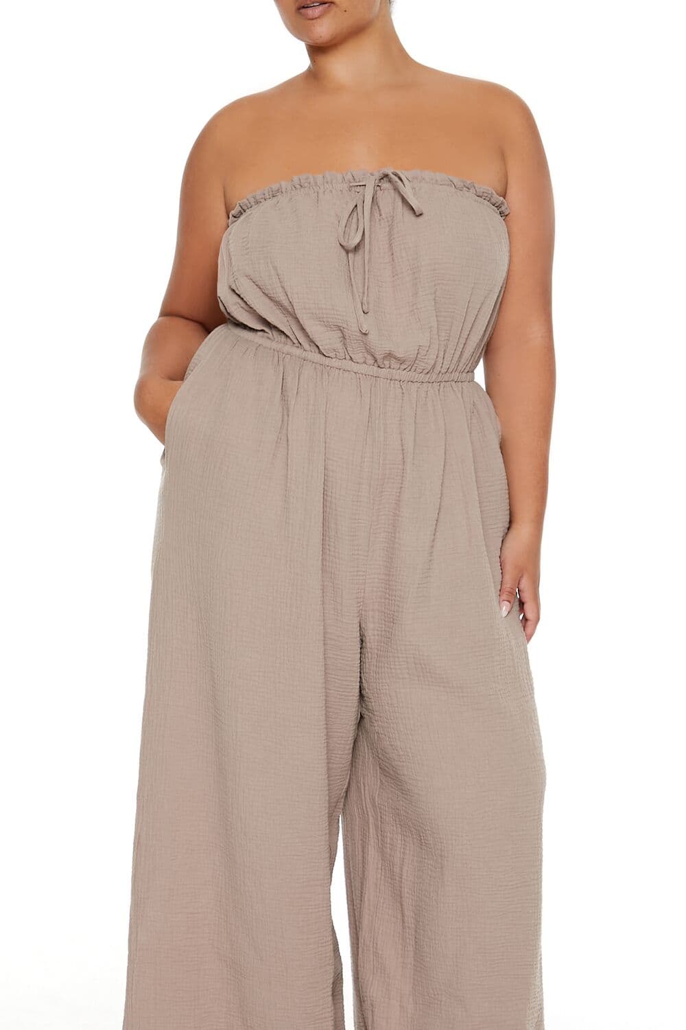 Plus Size Wide-Leg Tulum